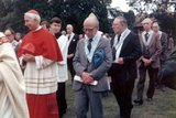 Glastonbury Pilgrimage 1979 with Cardinal Hume