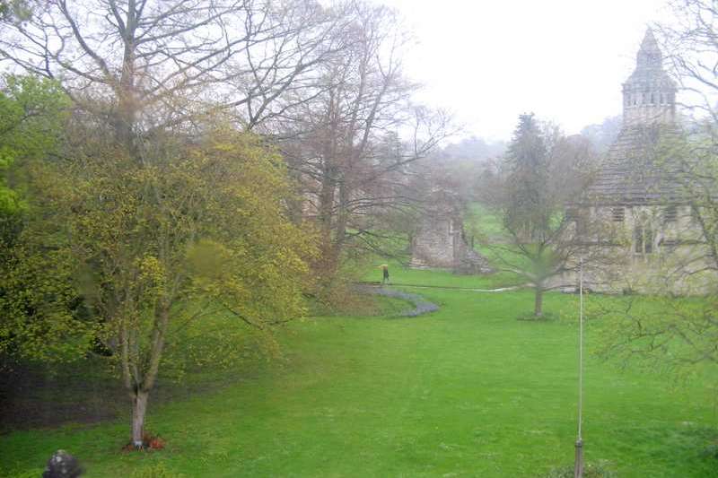 View of Glastonbury Abbey